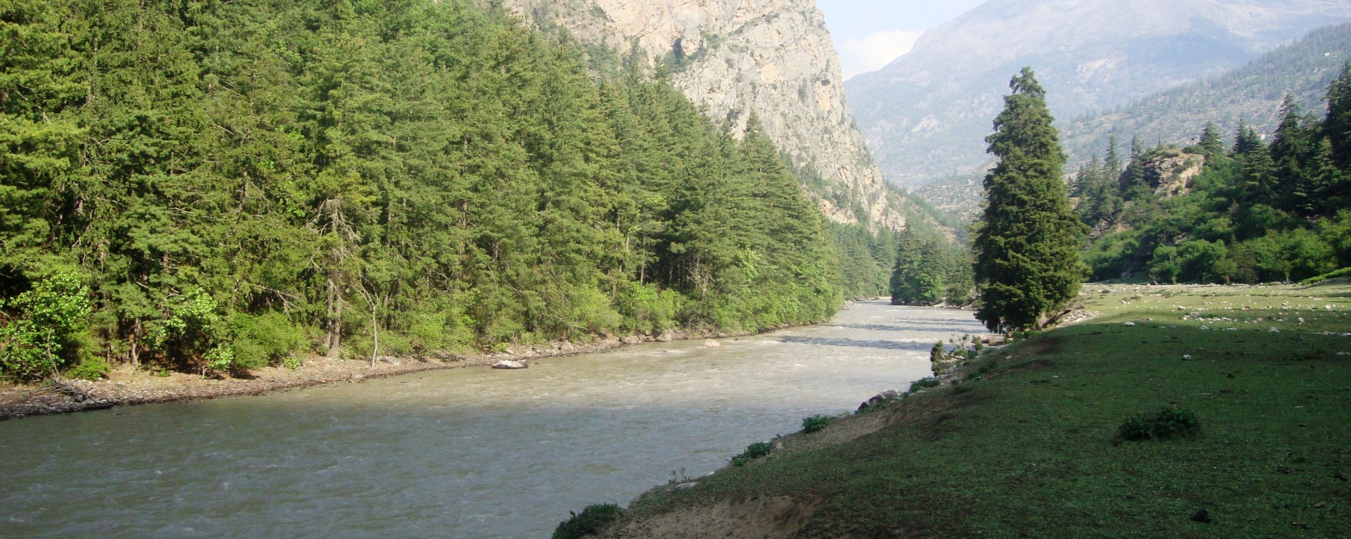 The Karnali river valley